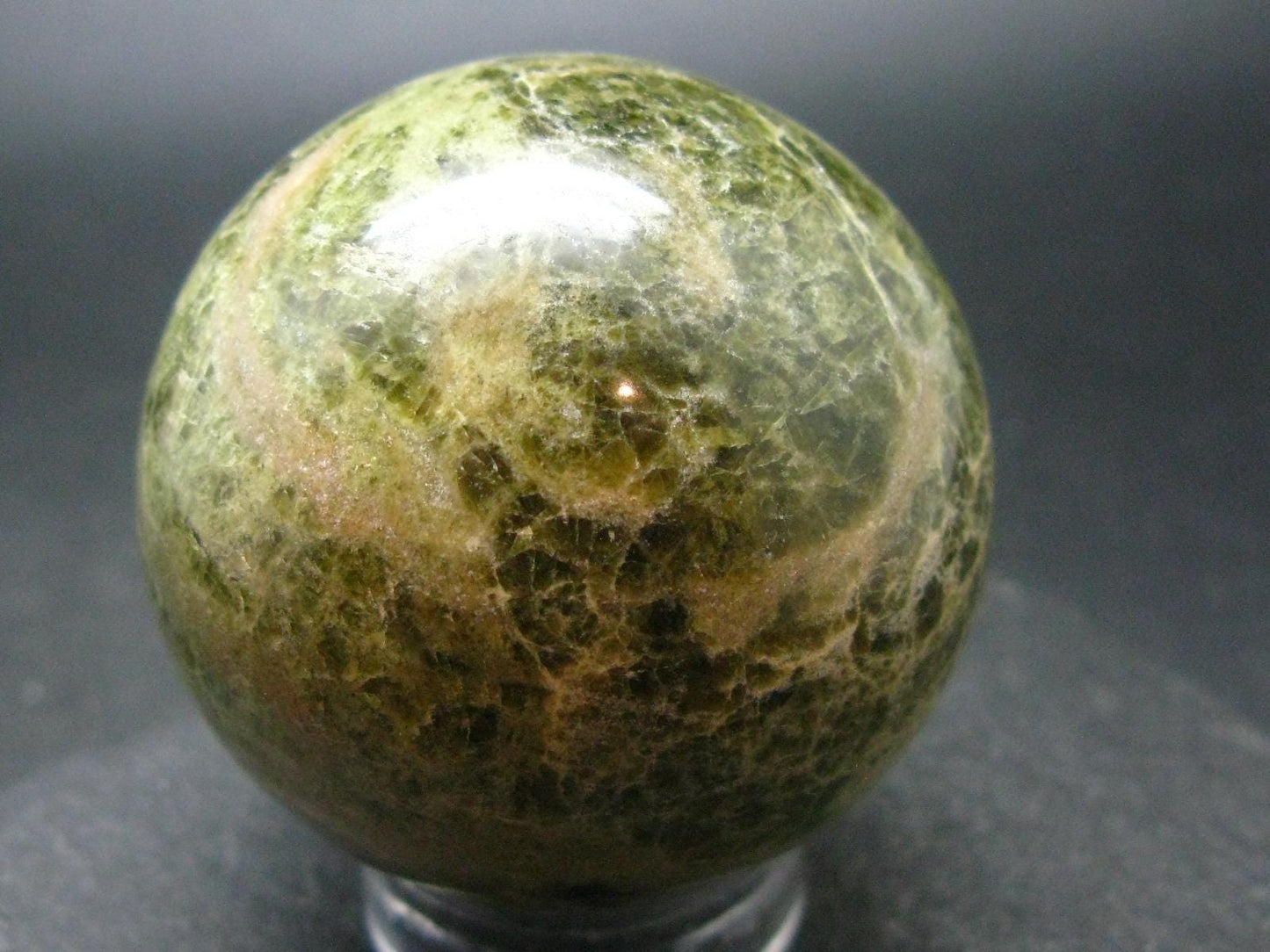 Rare Vesuvianite Idocrase Sphere Ball From India - 2.1" - 273.92 Grams