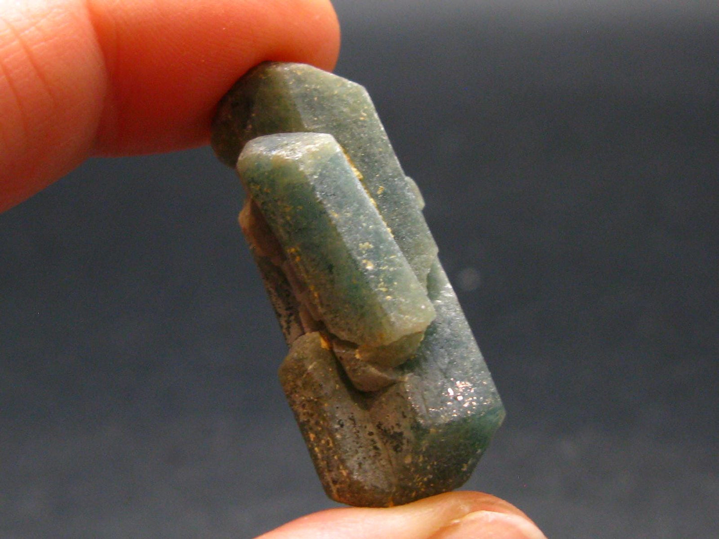 Large Neon Blue Apatite Crystal From Brazil - 1.5" - 11.33 Grams