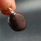 Red Cinnabar Cinabar Tumbled Pendant From Spain - 7.29 Grams - 1.0"