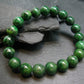 Green Garnet Tsavorite Genuine Bracelet ~ 7 Inches ~ 9.5mm Round Beads