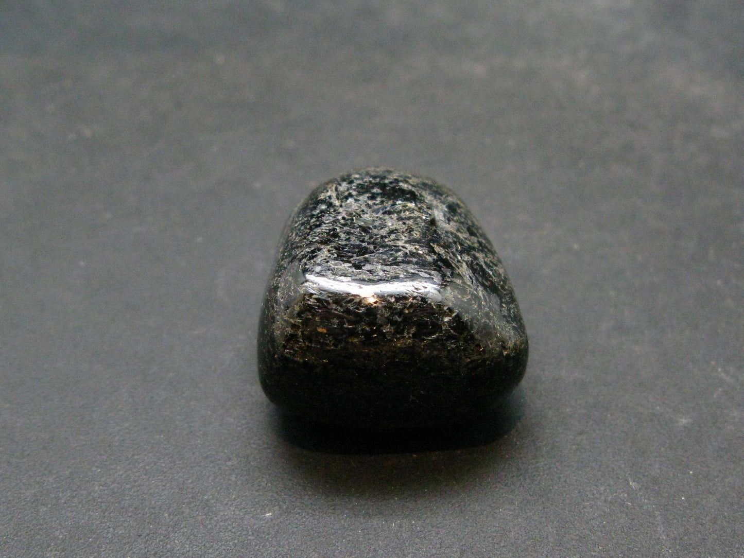 Rare Nuumite Nuummite Tumbled Stone From Greenland - 19.68 Grams - 1.1"