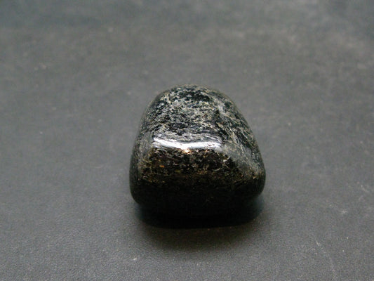 Rare Nuumite Nuummite Tumbled Stone From Greenland - 19.68 Grams - 1.1"