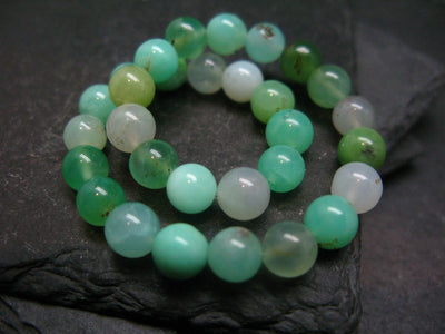 Chrysoprase Genuine Bracelet ~ 7 Inches ~ 7mm Round Beads