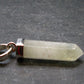Gem Libyan Desert Glass Tektite Pendant Sterling Silver from Libya - 1.4" - 2.81 Grams