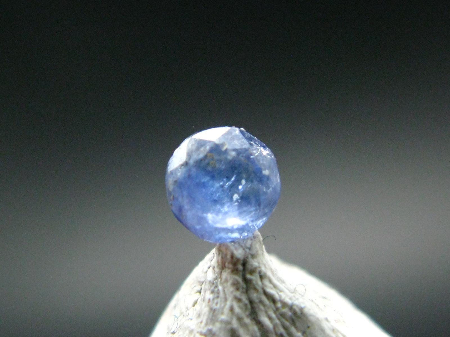 Gem Benitoite Cut Stone From California - 0.29 Carats - 4x4mm