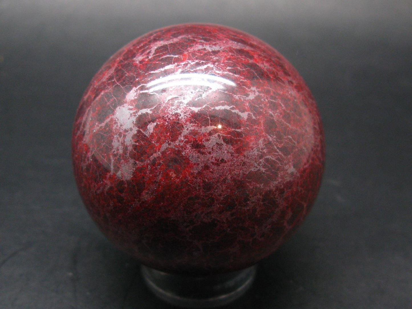 Large Cinnabar Ball Sphere from Spain - 443 Grams - 2.4"