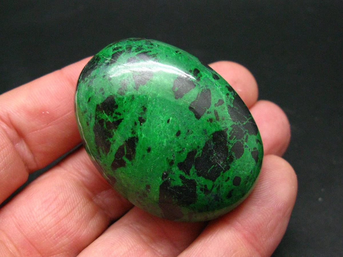 Large Uvarovite Garnet Polished Stone From Russia - 73.59 Grams