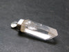 Lemurian Quartz Crystal Pendant From Brazil - 1.6" - 6.62 Grams