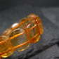 Citrine Genuine Bracelet ~ 6.5 Inches ~ 12mm Oval Beads