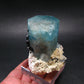 Big Aquamarine & Black Tourmaline Crystal From Erongo Namibia - 3.3"