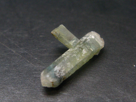 Ajoite In Quartz Crystal From South Africa - 0.7" - 0.67 Grams