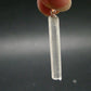 Rare Clear Natrolite Crystal Silver Pendant From Tanzania - 1.7" - 1.57 Grams