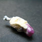 Ruby Silver Pendant from Afghanistan - 1.1" - 3.07 Grams
