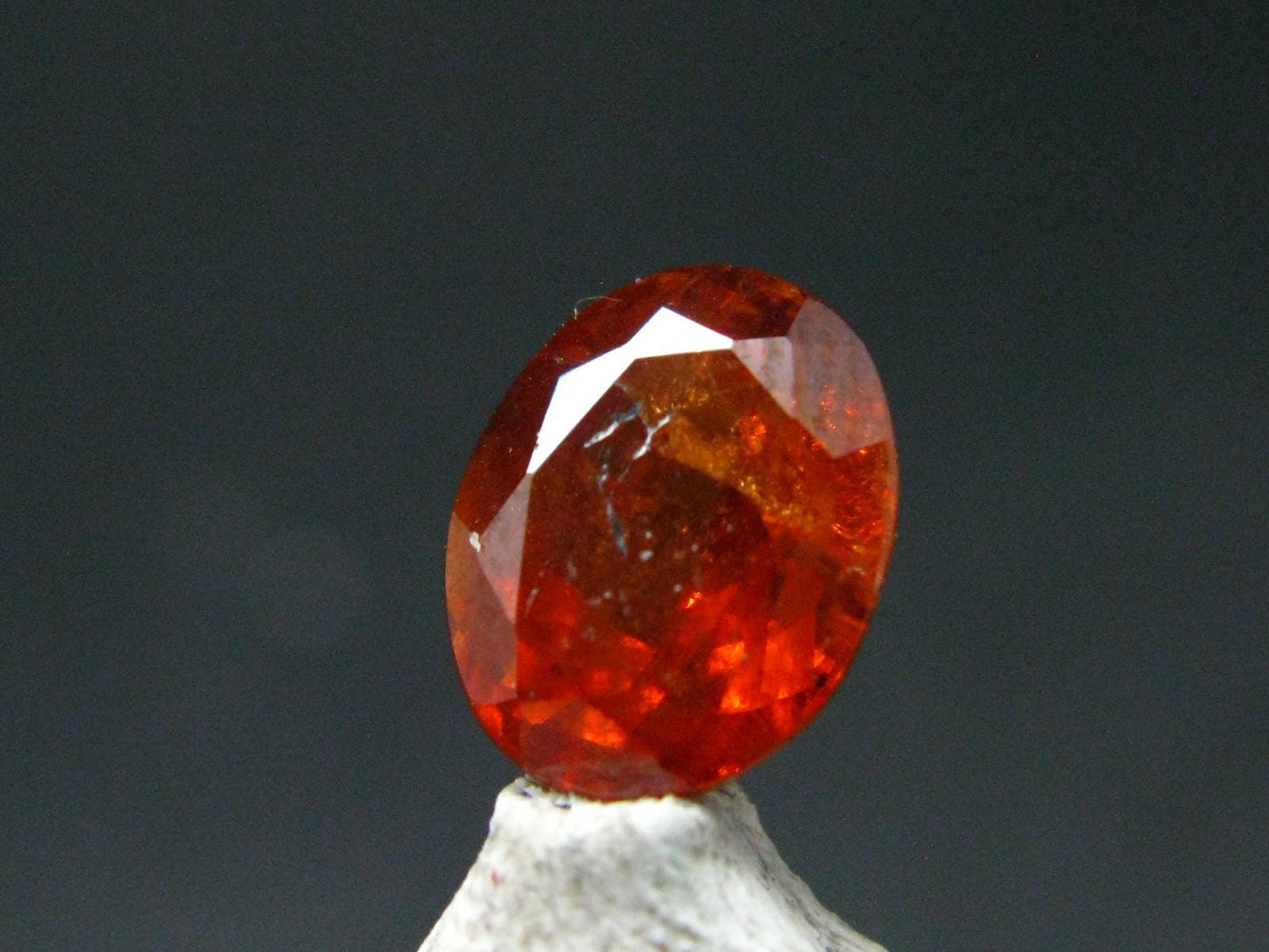 Hessonite Garnet Gem Cut Stone From Sri Lanka - 3.04 Carats