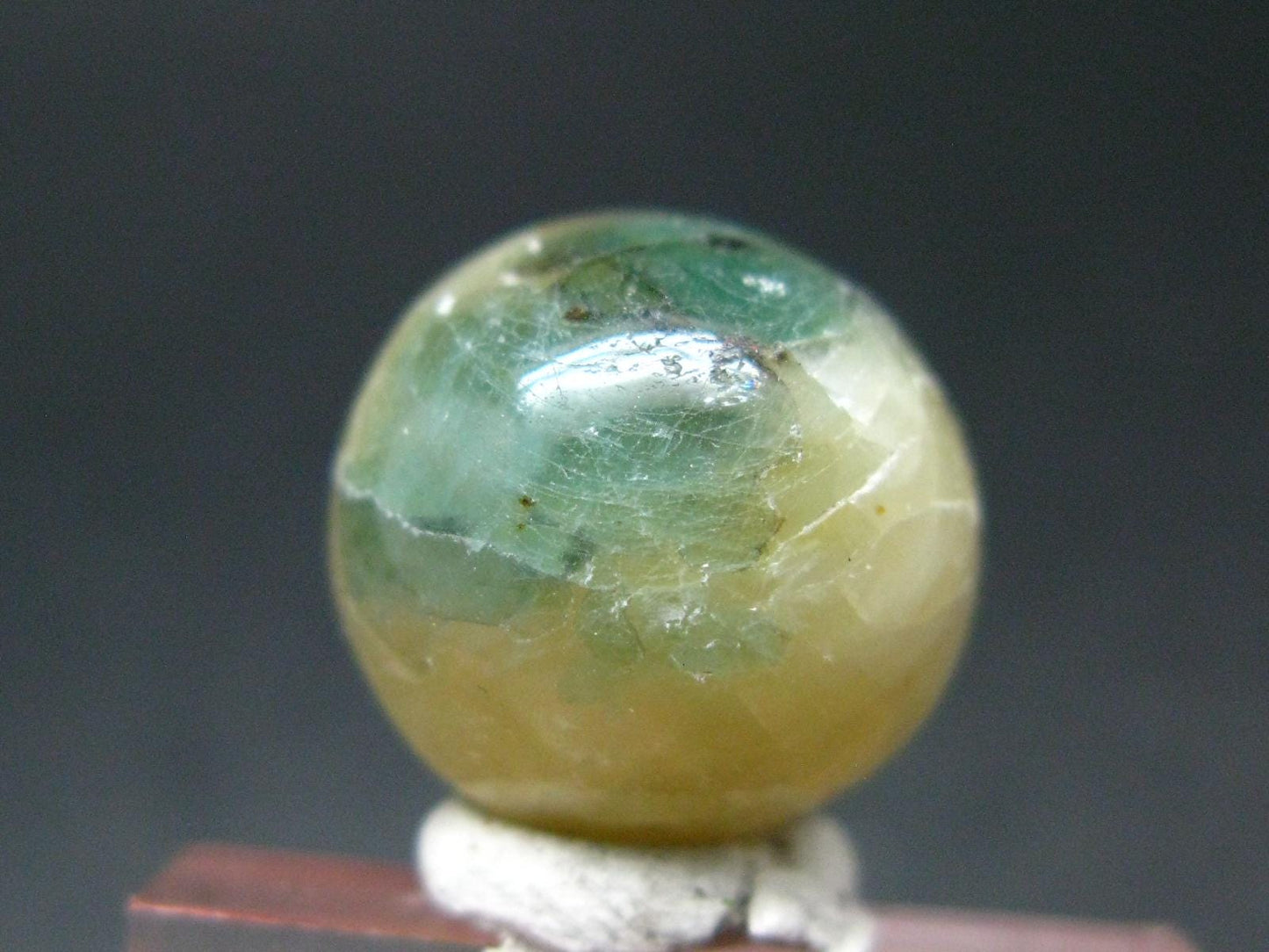 Extremely Rare Grandidierite Ball Sphere From Madagascar - 25.45 Carats - 1.6cm