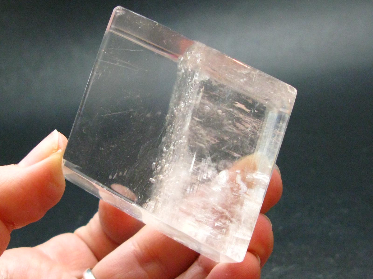 Large Rhomb Calcite Iceland Spar Crystal From Mexico - 2.1" - 124.20 Grams