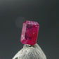 Beautiful Rare Gem Bixbite Red Beryl Emerald Cut Stone From Utah USA - 0.19 Carats - 4.6x3.2mm
