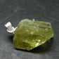 Brazilianite Crystal Silver Pendant From Brazil - 0.8" - 2.40 Grams