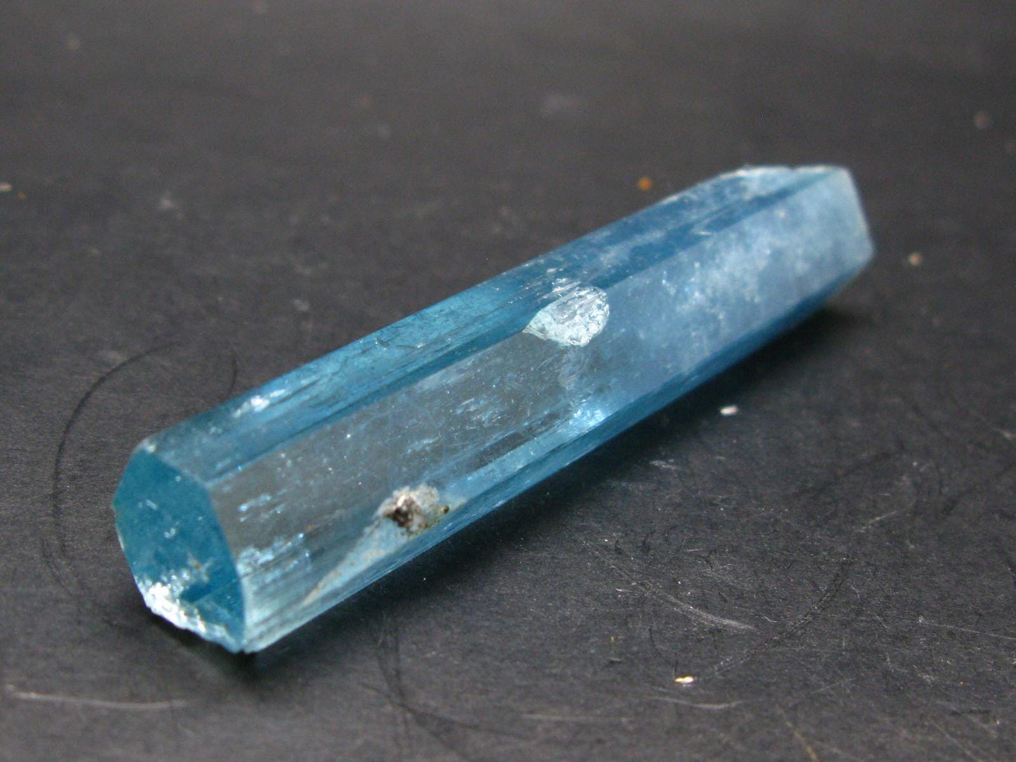 Gem Aquamarine Crystal Blue Beryl From Vietnam - 34.51 Grams - 3.2"