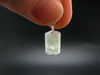 Fantastic Gemmy Aquamarine Crystal Silver Pendant From Brazil - 0.7" - 1.35 Grams