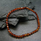 Garnet Hessonite Genuine Bracelet ~ 7 Inches ~ 4mm Facetted Beads