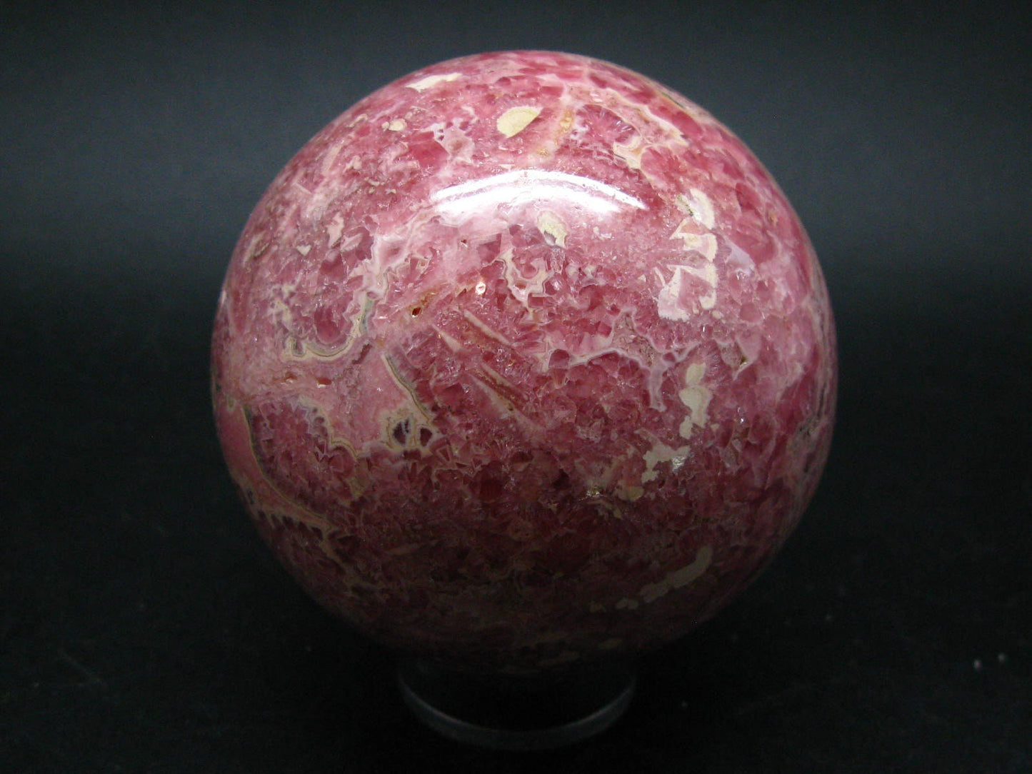Rhodochrosite Sphere Ball from Argentina - 2.9" - 709 Grams