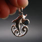 Blue Topaz Sterling Silver Pendant From Brazil - 1.3" - 3.51 Grams