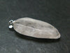Nice Terminated Danburite Crystal Silver Pendant from Mexico - 1.6" - 6.45 Grams