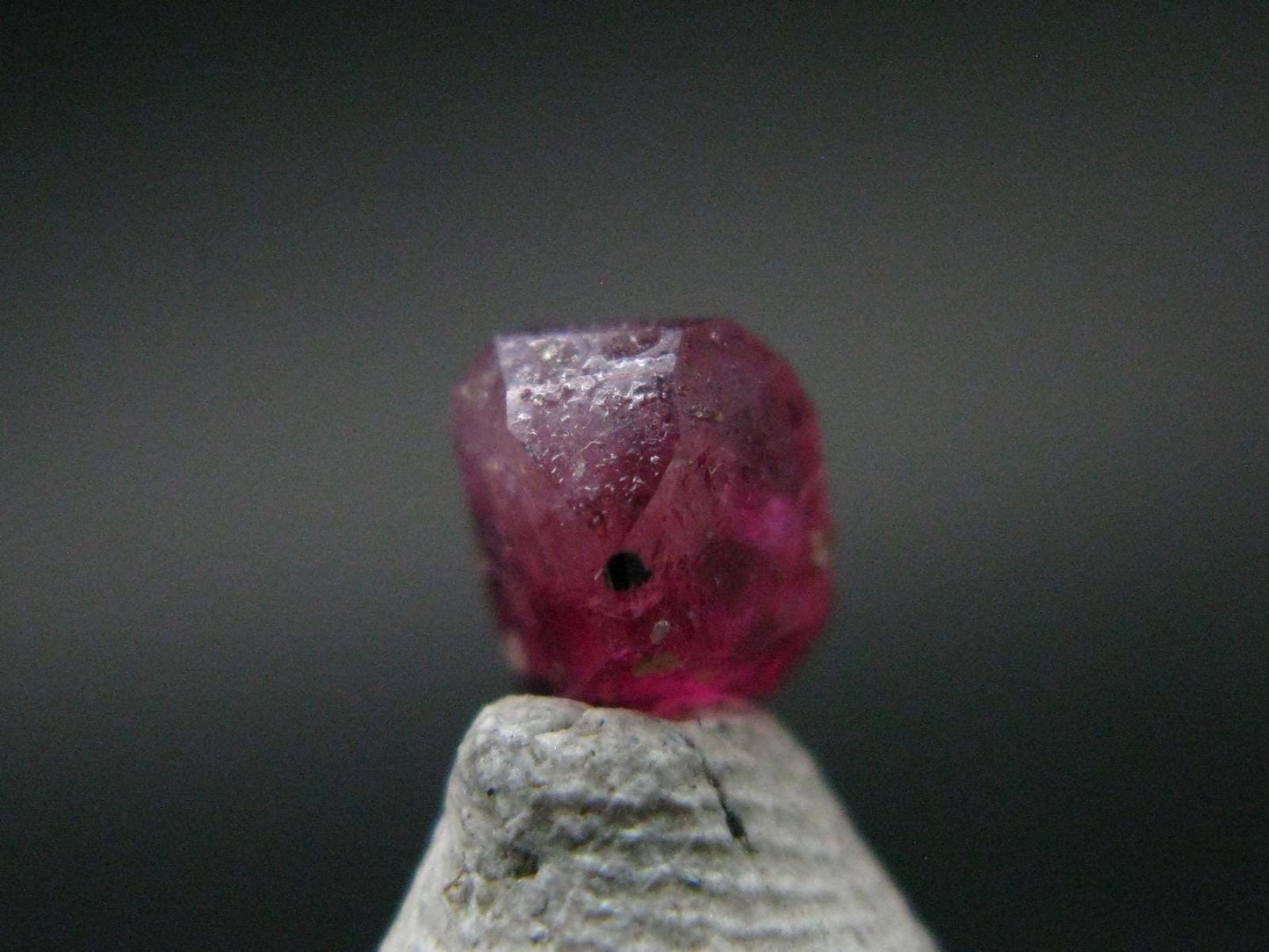 Beautiful Rare Gem Bixbite Red Beryl Emerald Cut Stone From Utah USA - 0.42 Carats - 5x4mm