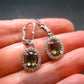 Moldavite Tektite Silver Earrings from Czech Republic - 3.0 Grams