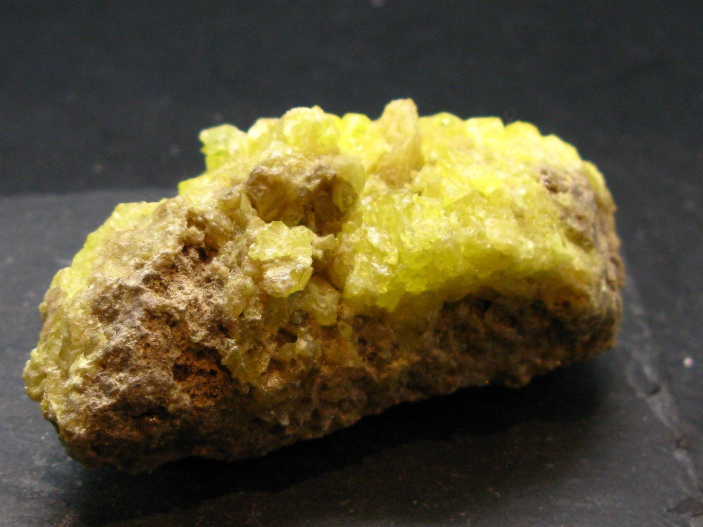 Sulfur Sulphur Cluster From Bolivia - 2.9"