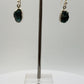 Grandidierite Earrings Blue Green Gemstone Dangle Earrings Raw Stone Silver Jewelry Gift