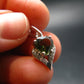Moldavite Tektite Silver Pendant from Czech Republic - 0.8" - 1.66 Grams