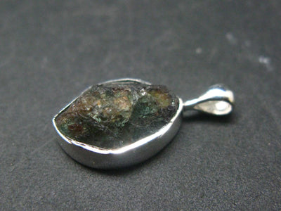 Alexandrite Chrysoberyl Crystal Silver Pendant From Zimbabwe - 0.8" - 1.79 Grams