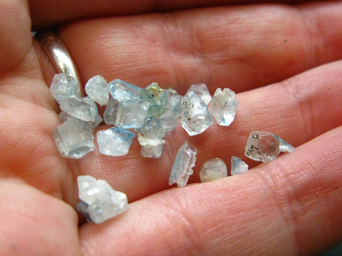 Lot of 25 Euclase Gem Crystal From Brazil - 8.20 Carats
