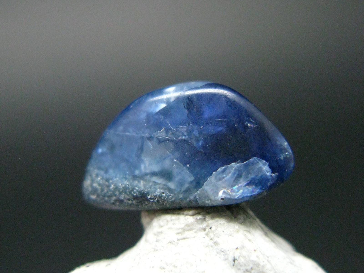Gem Benitoite Polished Stone From California - 3.36 Carats - 11x7mm