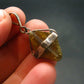 Nice Rare Terminated Epidote Crystal Silver Pendant From Peru - 1.3" - 3.30 Grams