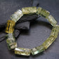 Heliodor Golden Beryl Genuine Bracelet ~ 7 Inches ~ 18mm Facetted Beads