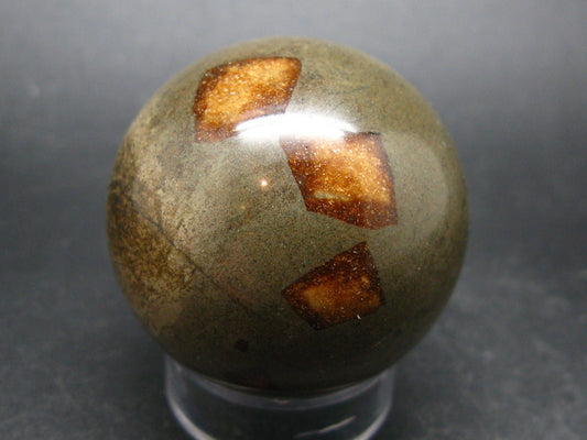 Russian Treasure from the Earth!! Rare Glendonite Crystal in Matrix Sphere Ball from Russia - 1.8" - 115 Grams