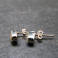 Phenakite Phenacite Stud Earrings Sterling Silver From Russia - 1.27 Grams