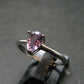 Natural Faceted Rich Purple Color Amethyst Ring - 1.22 Grams - Size adjustable