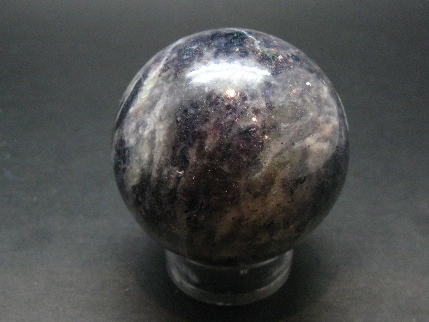Rare Iolite Cordierite Sphere from Tanzania - 197.30 Grams - 2.0"