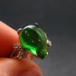 Helenite Gaia Stone Gem Sterling Silver Ring From Washington - Size 6 - 2.0 Carats