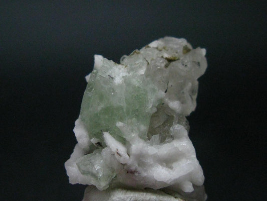 Gem Green Herderite Crystal With Albite From Pakistan - 1.1" - 10.43 Grams