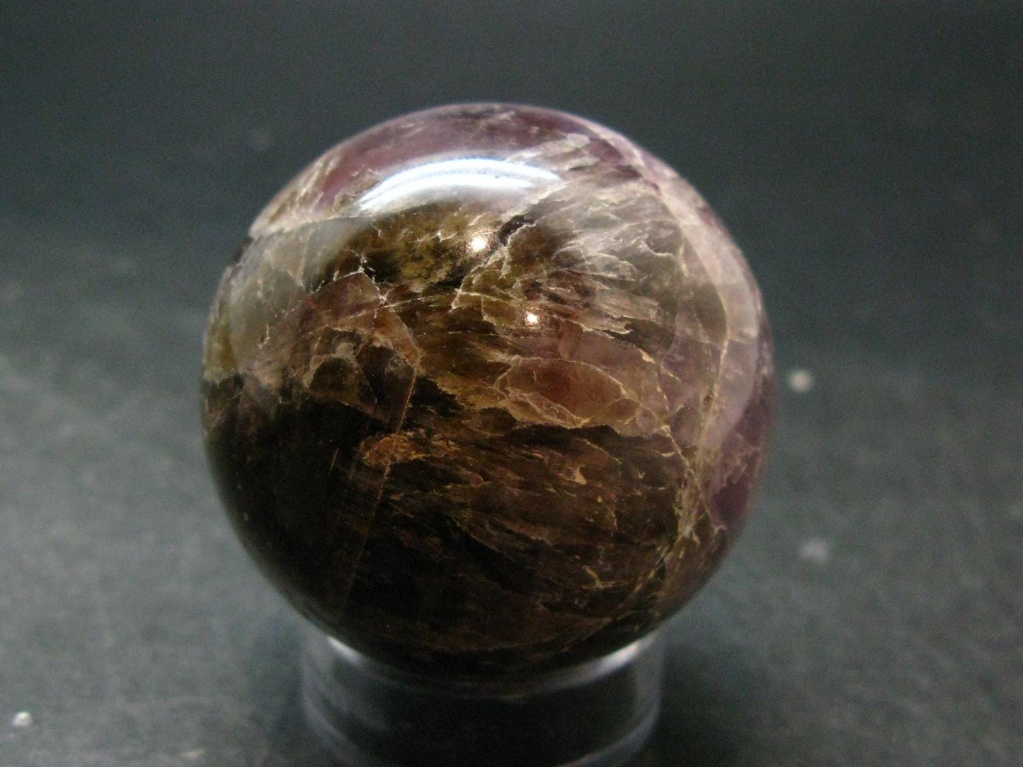 Cacoxenite Super 7 Sphere From Brazil - 1.8" - 132.89 Grams