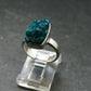 Emerald Green Dioptase Crystal Silver Ring from Congo - 4.05 Grams - Size 5