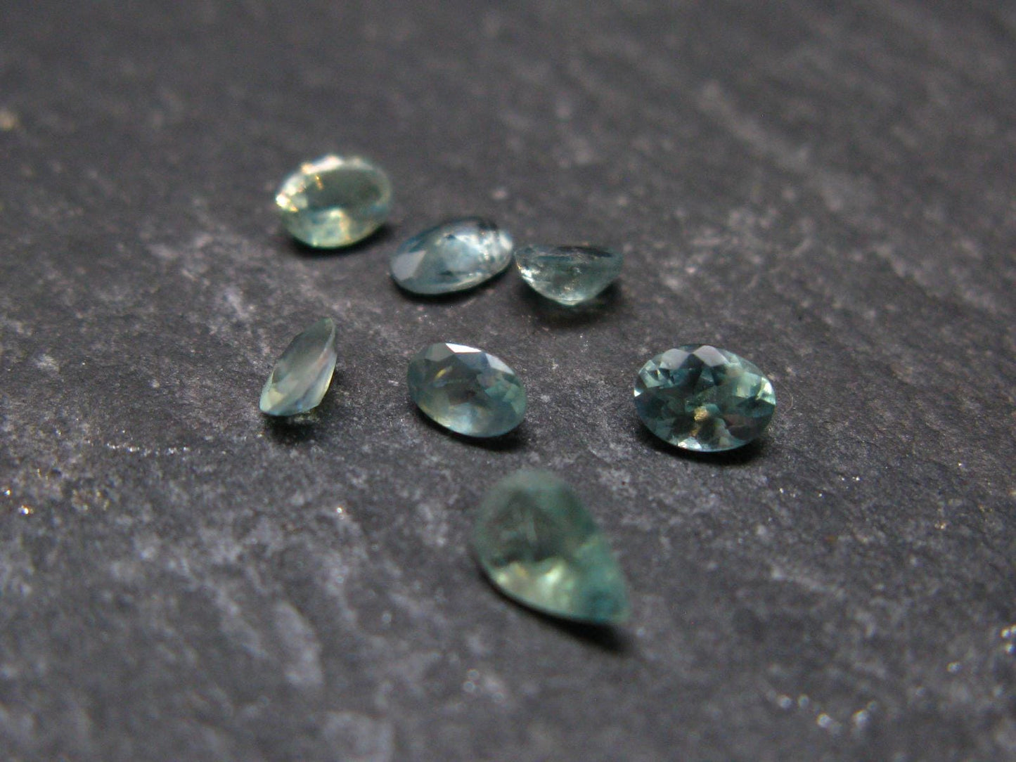 Lot of 7 Alexandrite Chrysoberyl Cut Facetted Gems From Russia - 1.03 Carats Combined