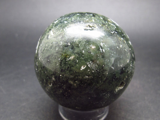 Unusual Green Prehnite Prenite Sphere from Australia - 2.2"