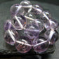 Ametrine Genuine Bracelet ~ 7.5 Inches ~ 15mm Round Beads