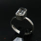 Phenakite Phenacite Crystal Silver Ring From Russia - Size 8 - 2.18 Grams